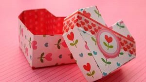 Cách làm hộp quà bằng giấy hình trái tim